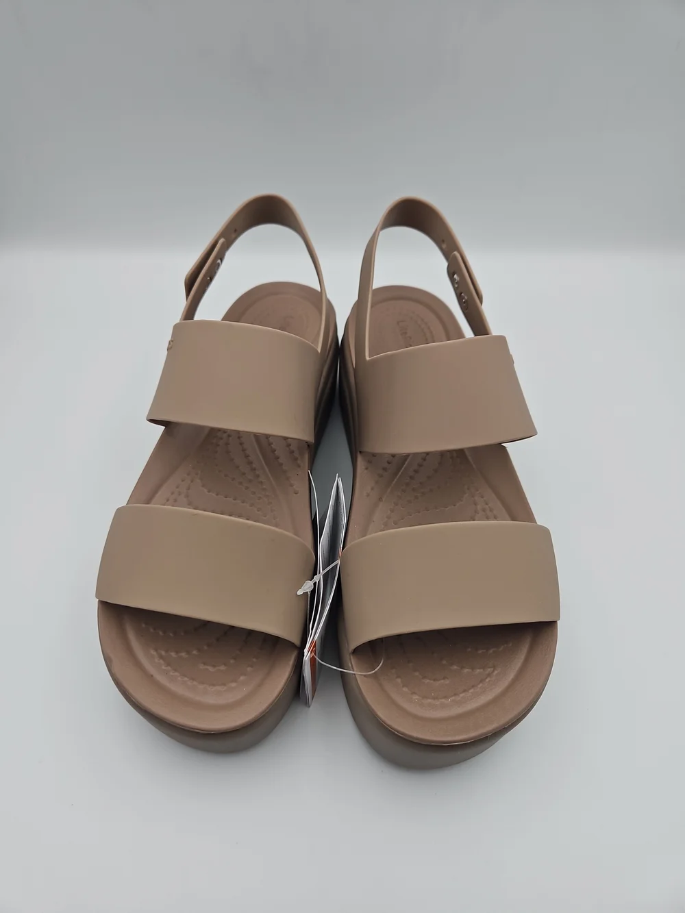Crocs Women’s Platform Sandal in Taupe